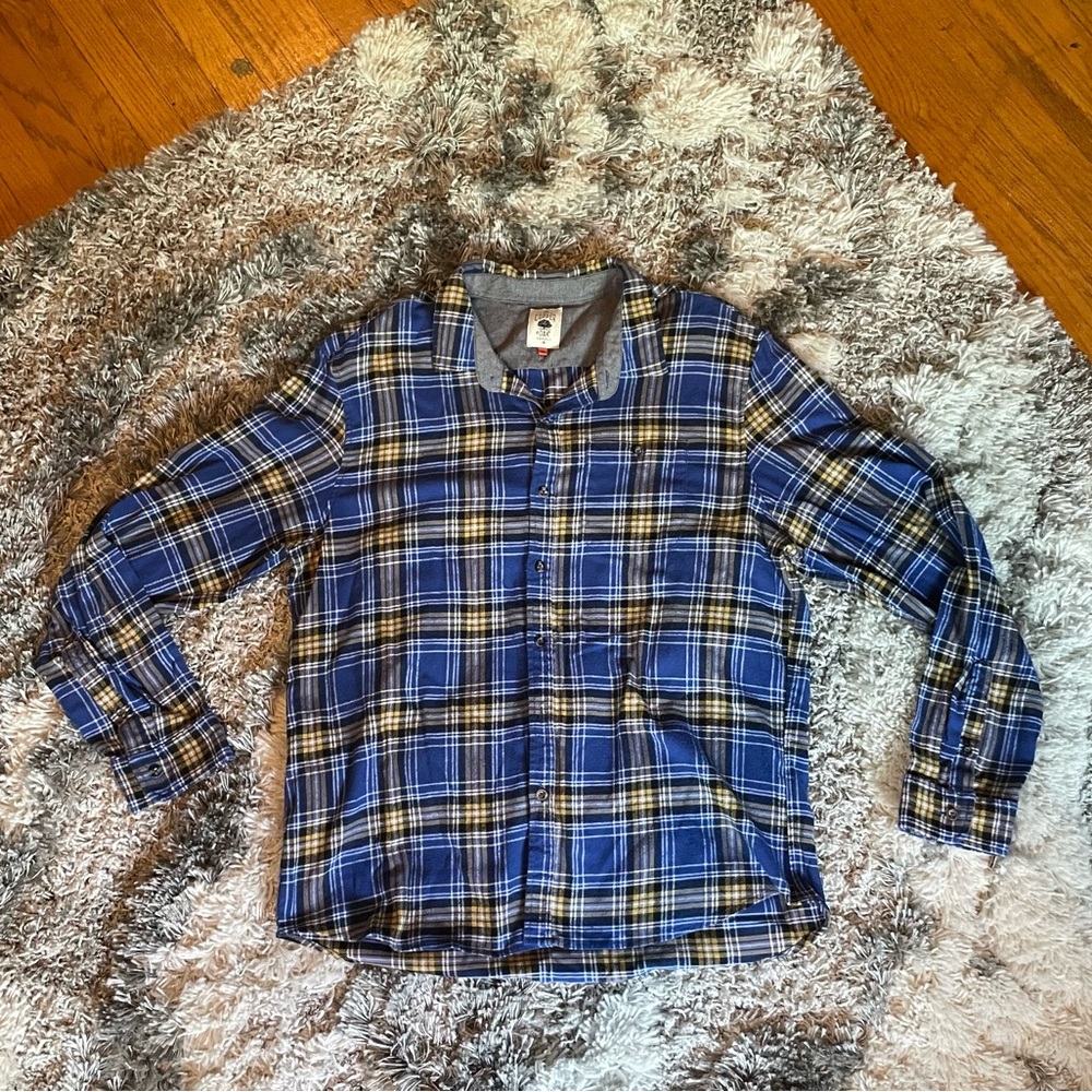 Blue and Yellow flannel